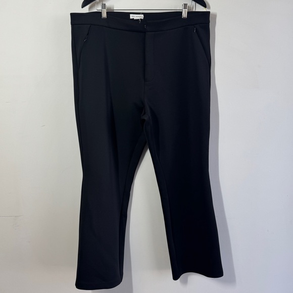 Good American Black Slim Fit Pants Women’s Stretch Workwear TrousersSize 18 - Picture 2 of 14